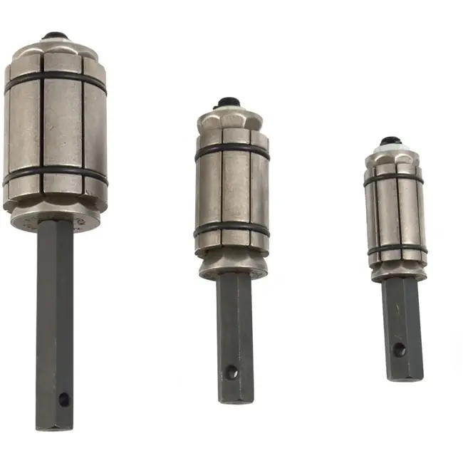 GEKO 3-delige uitlaatpijpuittrekker set - Verstelbare diameter - Inclusief opbergkoffer