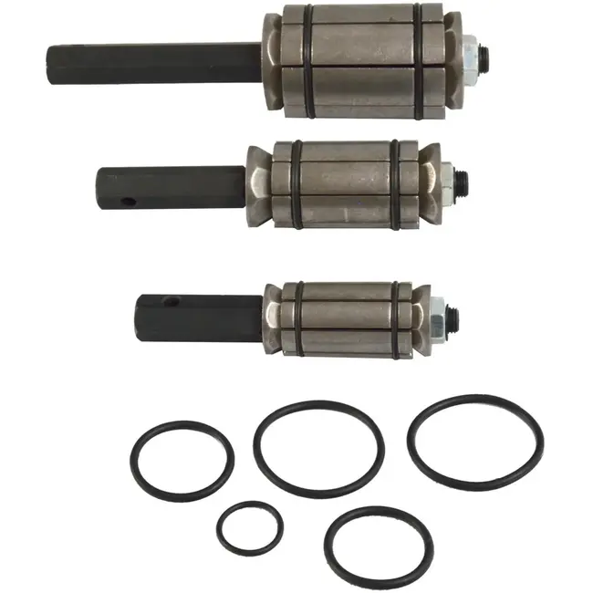 GEKO 3-delige uitlaatpijpuittrekker set - Verstelbare diameter - Inclusief opbergkoffer