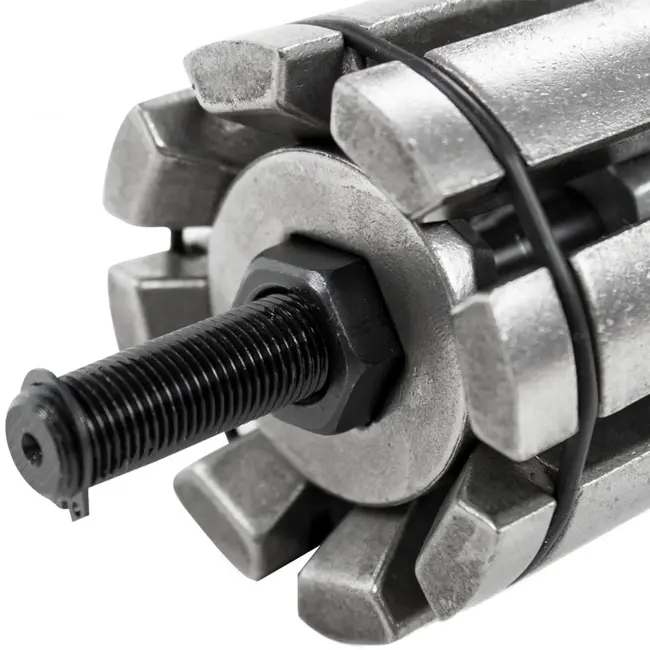 GEKO 3-delige uitlaatpijpuittrekker set - Verstelbare diameter - Inclusief opbergkoffer