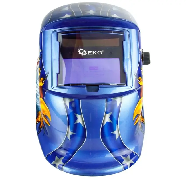 GEKO Lashelm - Auto-dimmend - UV/IR-bescherming - Verstelbare gevoeligheid - Zichtveld 92,5x42,5 mm