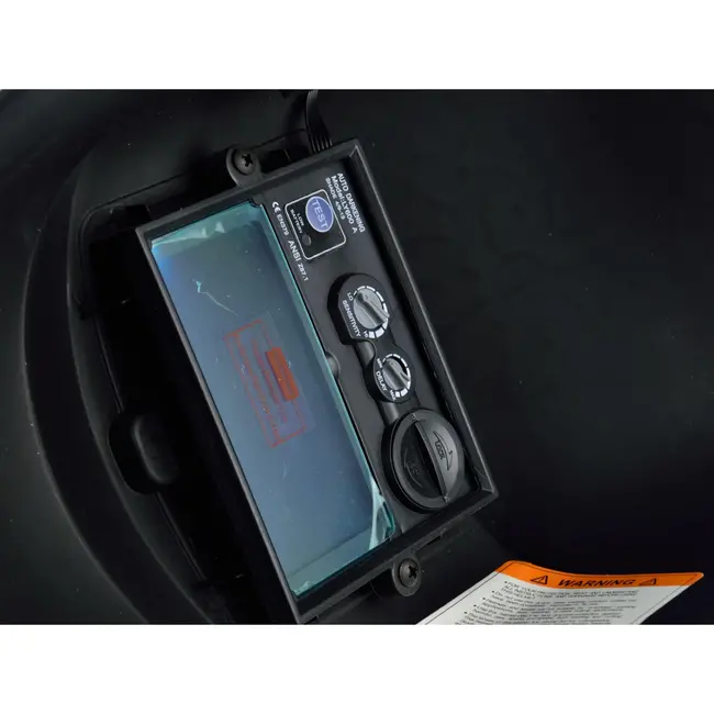 GEKO Lashelm - Auto-dimmend - UV/IR-bescherming - Verstelbare gevoeligheid - Zichtveld 92,5x42,5 mm