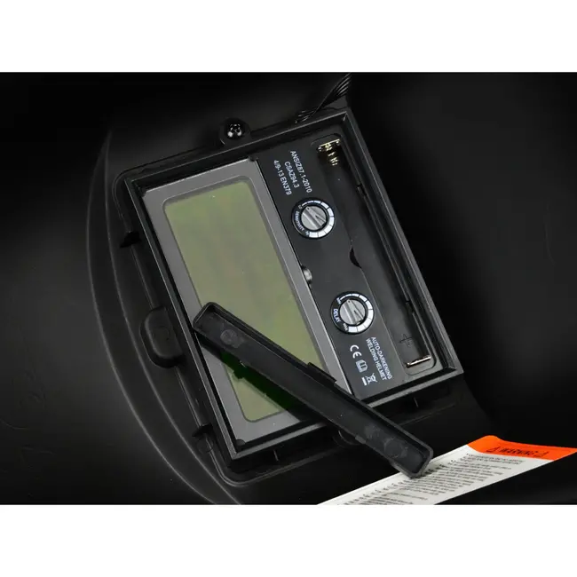 GEKO Lashelm - Auto-dimmend - UV/IR-bescherming - Verstelbare gevoeligheid - Zichtveld 92,5x42,5 mm