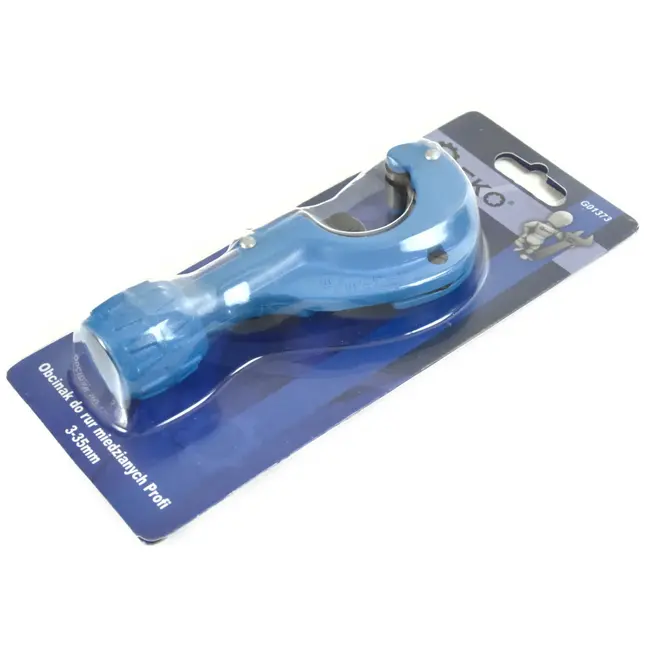 GEKO Koperen pijpsnijder - 3-35 mm - RVS snijwiel - Met ontbramer