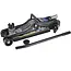 GEKO Hydraulische garagekrik - 2,5 ton - laag profiel - 360 mm hefhoogte - met draaggreep