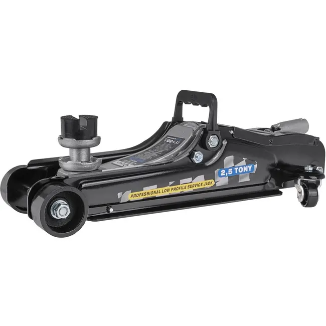 GEKO Hydraulische garagekrik - 2,5 ton - laag profiel - 360 mm hefhoogte - met draaggreep