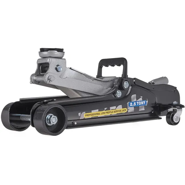 GEKO Hydraulische garagekrik - 2,5 ton - laag profiel - 360 mm hefhoogte - met draaggreep