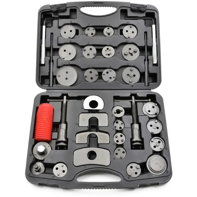 GEKO 35-delige remklauw service set - veelzijdig - magnetische bevestiging - inclusief adapters