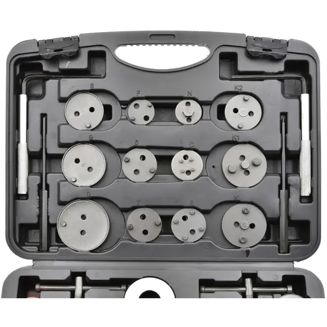 GEKO 35-delige remklauw service set - veelzijdig - magnetische bevestiging - inclusief adapters