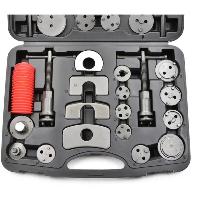 GEKO 35-delige remklauw service set - veelzijdig - magnetische bevestiging - inclusief adapters