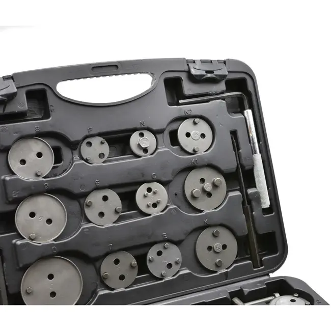 GEKO 35-delige remklauw service set - veelzijdig - magnetische bevestiging - inclusief adapters