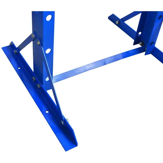 GEKO Hydraulische werkplaatspers - 20 ton - 2-snelheden handpomp - verstelbare werkhoogte - drukmeter inbegrepen