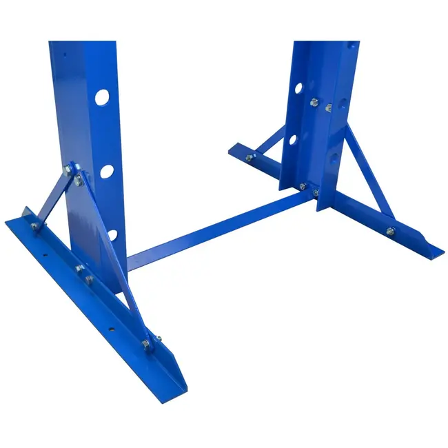 GEKO Hydraulische werkplaatspers - 30 ton - 2-snelheden handpomp - verstelbare hoogte - met drukmeter