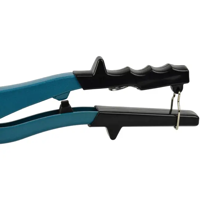 GEKO Handpopnageltang - Staalconstructie - Ergonomische greep - 260 mm - 4 verwisselbare koppen