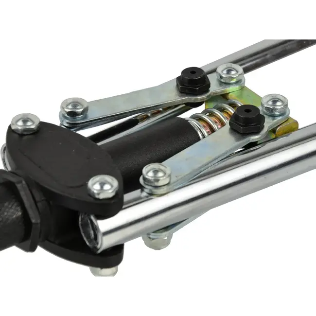 GEKO Lange hefboom popnageltang - ergonomisch - 410 mm - 4 maten inzetstukken