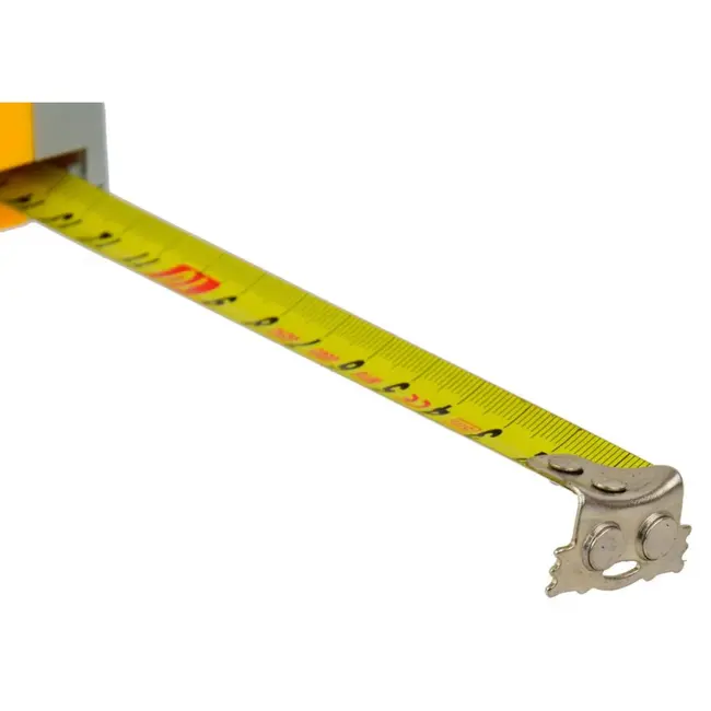 GEKO Magnetische meetlint - 5 m - 19 mm - ABS behuizing - Stalen blad