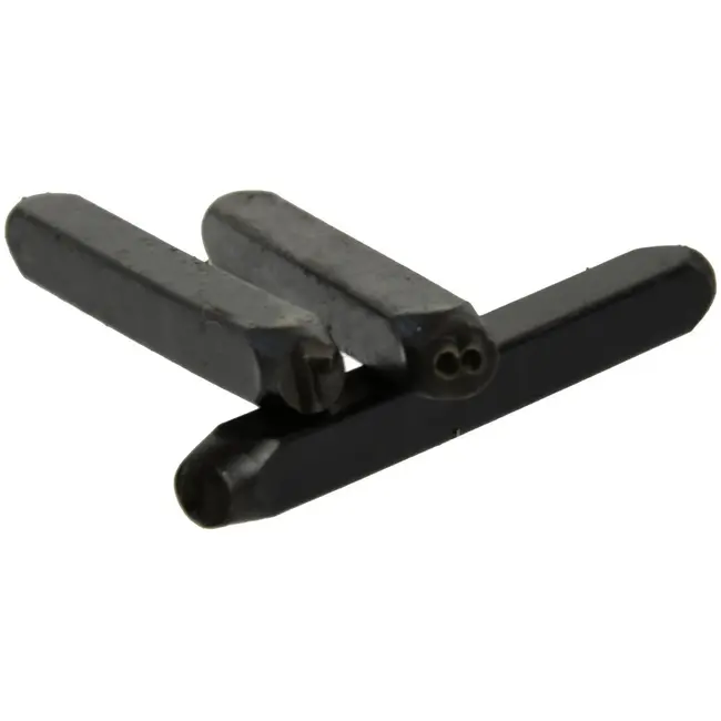 GEKO Cijferponsen set - 9-delig - 4 mm - koolstofstaal - inclusief opbergdoos