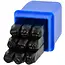 GEKO Cijferponsen set - 5 mm - koolstofstaal - 9 stuks