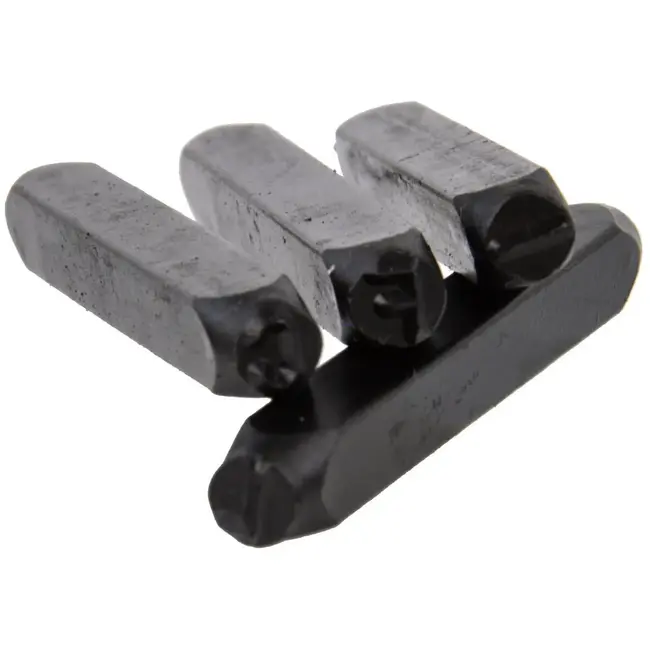 GEKO Letterstempelset - 5 mm - 27-delig - Koolstofstaal