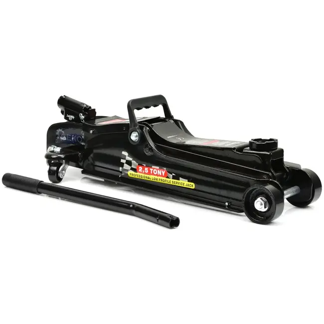 GEKO Hydraulische garagekrik - 2,5T - 360° draaibare hendel - laag profiel - robuust en stabiel