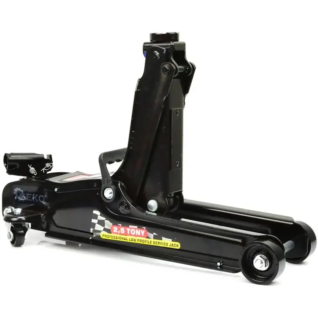GEKO Hydraulische garagekrik - 2,5T - 360° draaibare hendel - laag profiel - robuust en stabiel