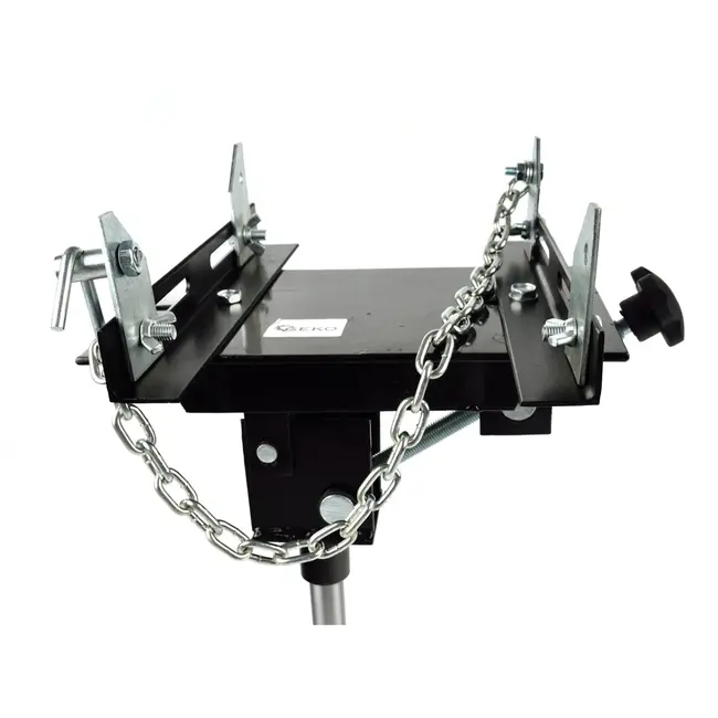 GEKO Transmissiekrikadapter - 600 kg - Veiligheidsketting - Kantelbaar 35° voor/achter