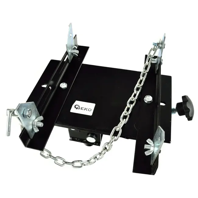 GEKO Transmissiekrikadapter - 600 kg - Veiligheidsketting - Kantelbaar 35° voor/achter