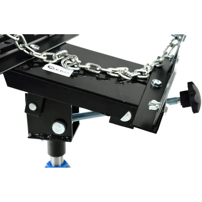 GEKO Transmissiekrikadapter - 600 kg - Veiligheidsketting - Kantelbaar 35° voor/achter