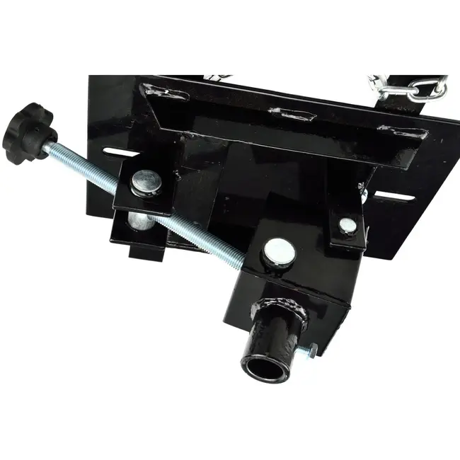 GEKO Transmissiekrikadapter - 600 kg - Veiligheidsketting - Kantelbaar 35° voor/achter