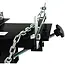 GEKO Transmissiekrikadapter - 600 kg - Veiligheidsketting - Kantelbaar 35° voor/achter