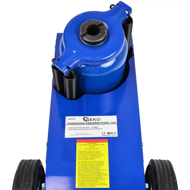 GEKO Hydraulische vloerdompkrik - 35 ton - robuust ontwerp - grote wielen - inclusief adapters