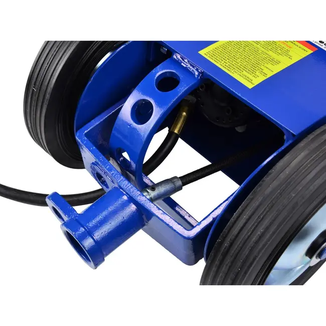 GEKO Hydraulische vloerdompkrik - 35 ton - robuust ontwerp - grote wielen - inclusief adapters