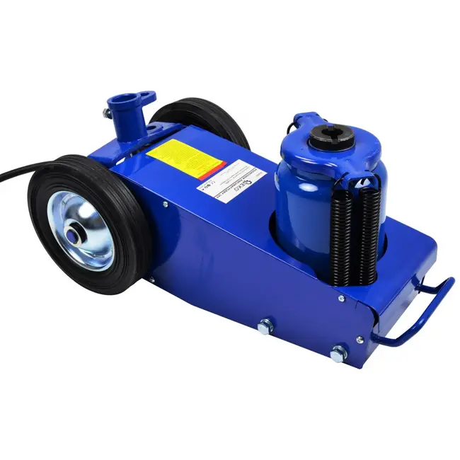 GEKO Hydraulische vloerdompkrik - 35 ton - robuust ontwerp - grote wielen - inclusief adapters