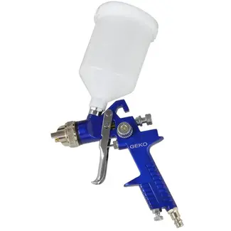 GEKO HVLP verfspuit - 2,5 mm nozzle - aluminium behuizing - verstelbare instellingen