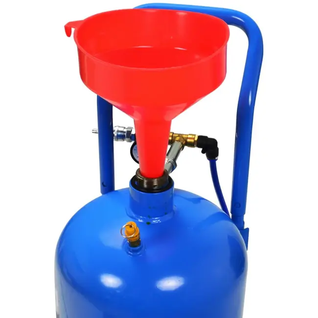 GEKO Zandstraaltank - 19L - Met accessoires - Stabiele constructie - 2,5m slang - Rubberen handgrepen