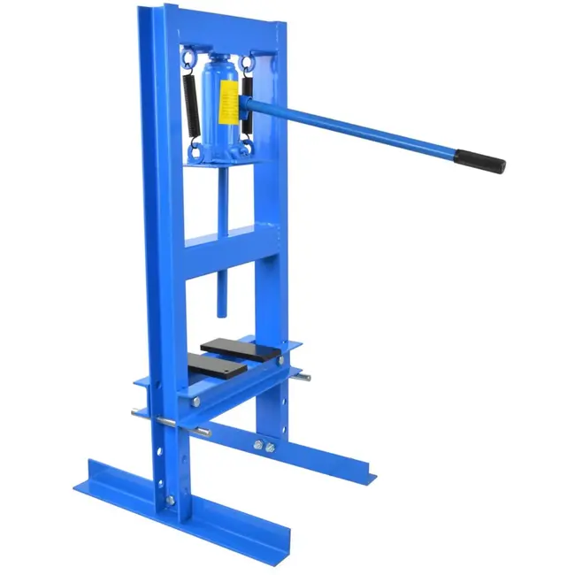 GEKO Hydraulische werkplaatspers - 8 ton - verstelbare werkhoogte - zonder manometer