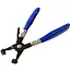 GEKO Slangklemmen-tang - Kruisgreep - Ratelsluiting - PVC Handgrepen