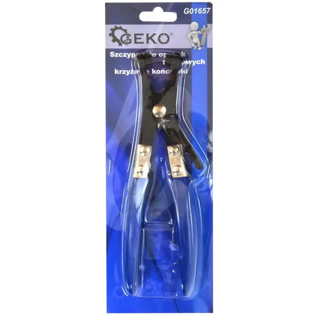 GEKO Slangklemmen-tang - Kruisgreep - Ratelsluiting - PVC Handgrepen