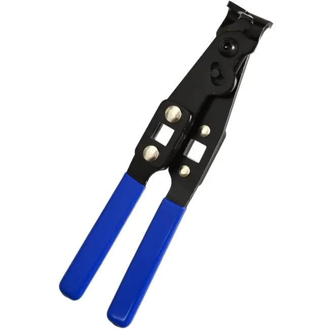 GEKO Oorklem-tang voor aandrijfashoezen - Platte drukplaat - Comfortabele grip