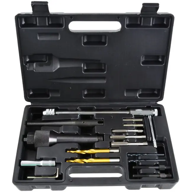 GEKO Glowplug verwijderset - 8-10 mm - Inclusief gereedschap en opbergkoffer