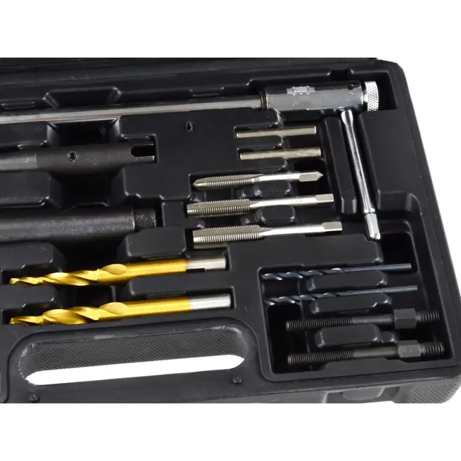 GEKO Glowplug verwijderset - 8-10 mm - Inclusief gereedschap en opbergkoffer