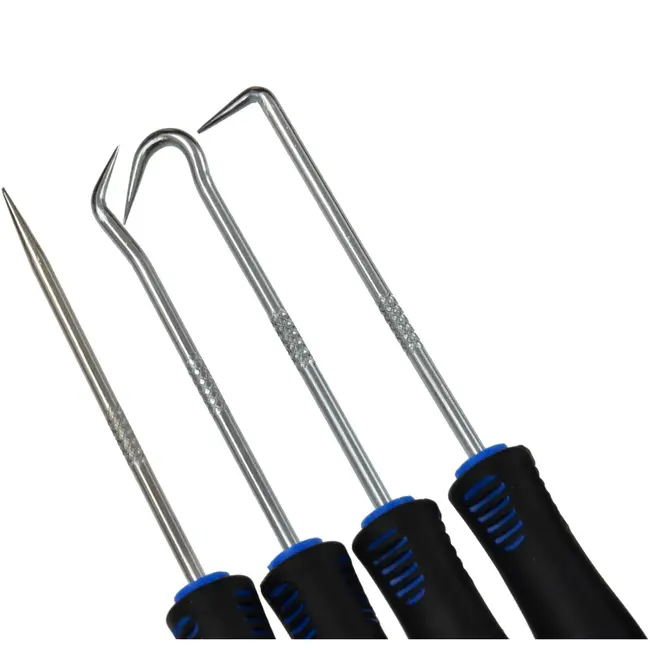 GEKO 9-delige haak- en schroevendraaierset - Antislip handgrepen - Hoogwaardige staal - Diverse lengtes