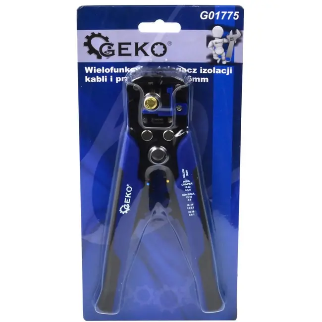GEKO Automatische draadstripper - multifunctioneel - ergonomisch - 0,2-6mm²