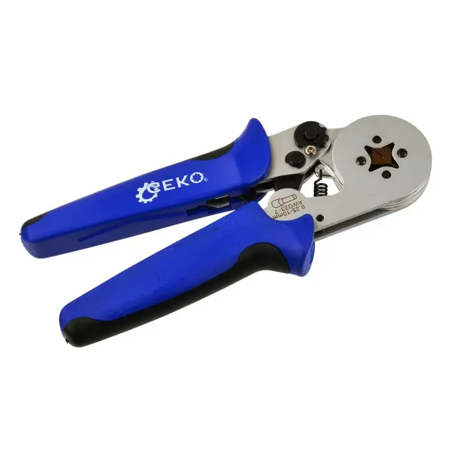 GEKO Zelfinstellende krimptang - vierkante krimp - 0,25-10 mm² - 175 mm lang