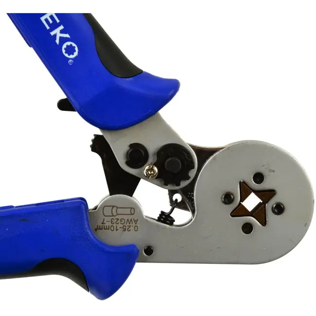 GEKO Zelfinstellende krimptang - vierkante krimp - 0,25-10 mm² - 175 mm lang