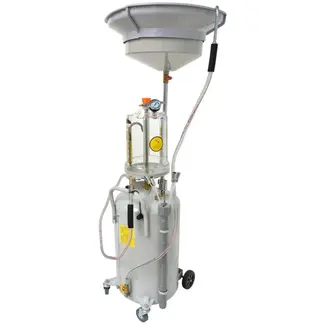 GEKO Olieafzuiger - 80L - Mobiel - Verstelbare opvangpan - Flexibele zuigbuizen