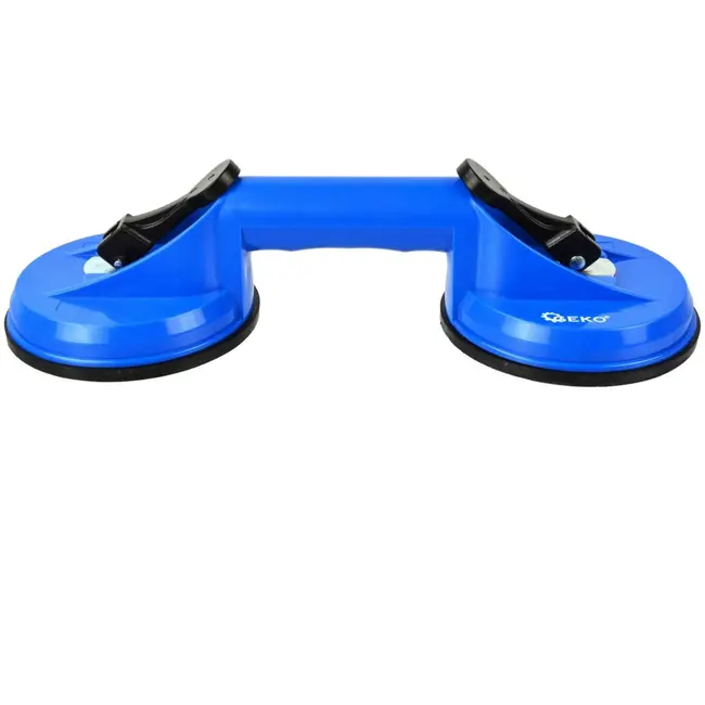 GEKO Dubbele zuignap - 115 mm - 70 kg draagkracht - kunststof en rubber