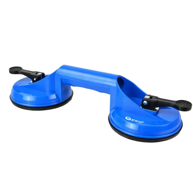 GEKO Dubbele zuignap - 115 mm - 70 kg draagkracht - kunststof en rubber
