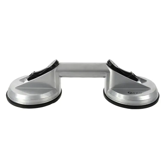 GEKO Dubbele zuignap - Aluminium - 115 mm - 70 kg draagkracht