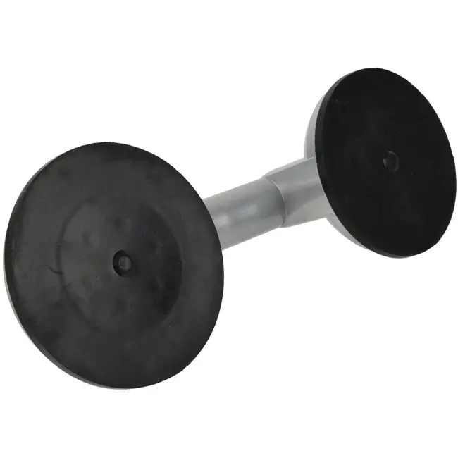 GEKO Dubbele zuignap - Aluminium - 115 mm - 70 kg draagkracht