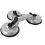 GEKO Drievoudige zuignap - Aluminium - 115 mm - Max. 130 kg draagvermogen